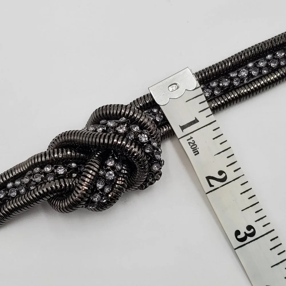 BCBGMaxAzria Knotted Rhinestone Belt - NWT